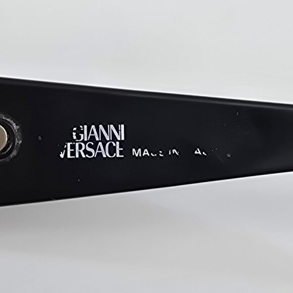 Versace Mod S64 Col 16L Gold Black Sunglasses Frame Italy 55-19-125 - Picture 10 of 14